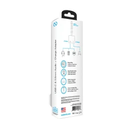 Naztech USB Type-C and 3.5mm Audio and Charge Adapter