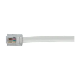 RCA White Phone Line Cord 15ft