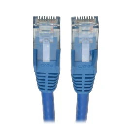Tripp Lite by Eaton CAT-6 Gigabit Snagless Molded Solid UTP Ethernet Cable (15 Ft.; Blue)