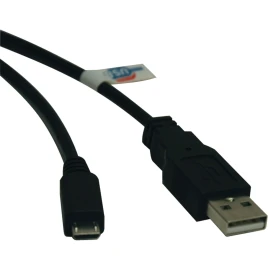 Tripp Lite by Eaton USB 2.0 Cable, A Male/Micro-B Male, Black (6 Ft.)