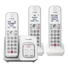 Panasonic® KX-TGD83x Series DECT 6.0 Corded Cordle..