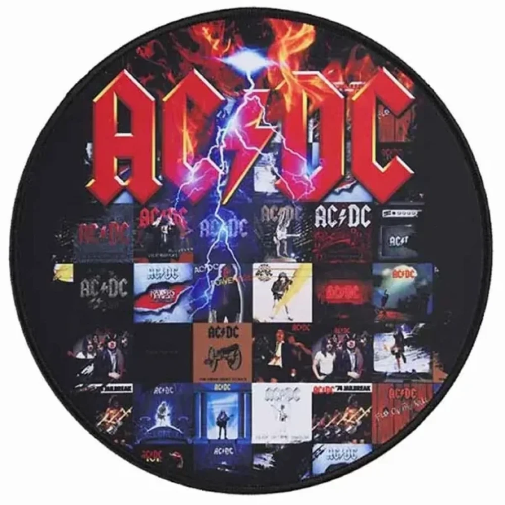 Subsonic 11.8-In. Round Gaming Mouse Pad (AC/DC®)