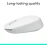 Logitech M170 Wireless Mouse, Ambidextrous, Off-white - Mouse - right and left-handed - optical - 3 buttons - wireless - 2.4 GHz - USB wireless receiver - off-white