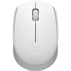 Logitech M170 Wireless Mouse, Ambidextrous, Off-white - Mouse - right and left-handed - optical - 3 buttons - wireless - 2.4 GHz - USB wireless receiver - off-white