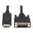 Tripp Lite® by Eaton® 1080p DisplayPort™ Male with Latch to DVI-D Male Single Link Adapter Cable, Black, 6 Ft., P581-006