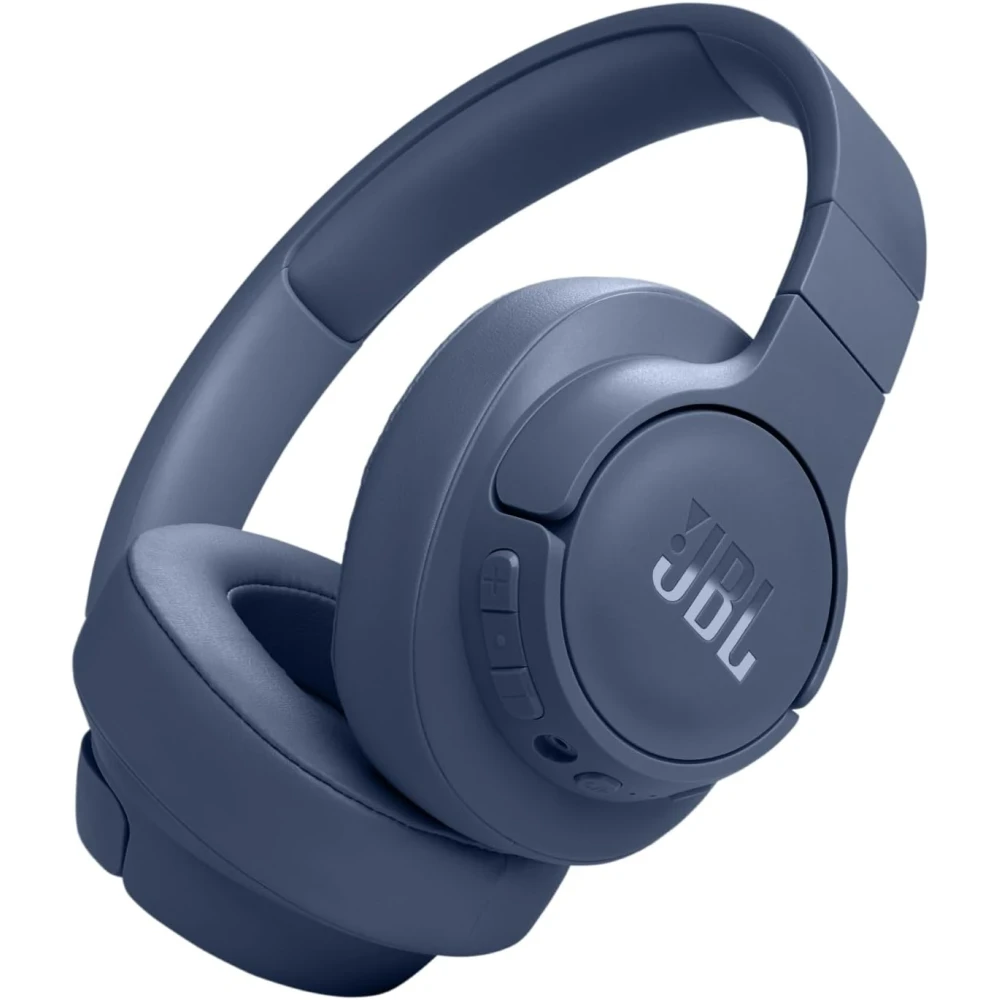 JBL TUNE 770NC Headphones with mic full size Bluetooth wireless, wired active noise canceling 3.5 mm jack blue