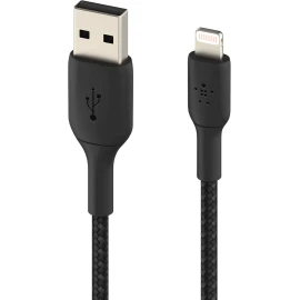 Belkin BoostCharge - Lightning cable - Lightning male to USB male - 1 m - black