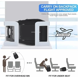 BANGE Travel Backpack for 15.6 Inch Notebook,Lightweight Work Backpacks for Men, Daily Fashion Backpack for Men and Women
