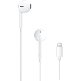 Apple EarPods Headphones with Lightning Connector, Wired Ear Buds for iPhone with Built-in Remote to Control Music, Phone Calls, and Volume