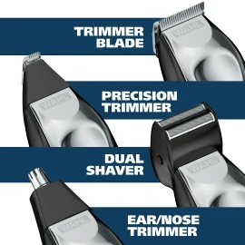 Wahl USA Lithium Ion Total Beard Trimmer for Men with 11 Guide Combs