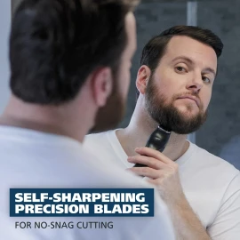 Wahl USA Lithium Ion Total Beard Trimmer for Men with 11 Guide Combs