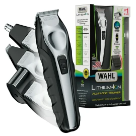 Wahl USA Lithium Ion Total Beard Trimmer for Men with 11 Guide Combs