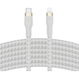Belkin BoostCharge - Lightning cable - 24 pin USB-C male to Lightning male - 2 m - white