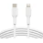 Belkin BoostCharge - Lightning cable - 24 pin USB-C male to Lightning male - 1 m - white - USB Power Delivery (18W)