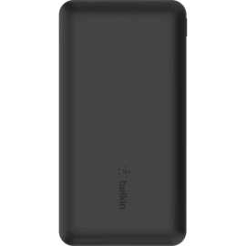 Belkin BoostCharge - Power bank - 10000 mAh - 15 Watt - 3 output connectors (24 pin USB-C, 2 x USB) - black