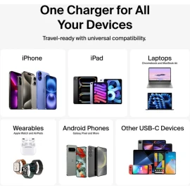 Belkin - wall charger - Lithium - For iPhone 13 - 45W USB-C PD