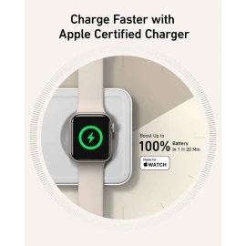 Anker B25M1111-1 MagGo Wireless Charging Station 3-in-1 Pad