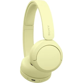 Sony WH-CH520 Wireless Headphones Bluetooth On-Ear Headset with Microphone and up to 50 Hours Battery Life with Quick Charging, Butter Yellow