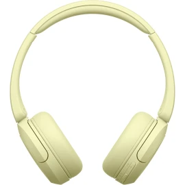 Sony WH-CH520 Wireless Headphones Bluetooth On-Ear Headset with Microphone and up to 50 Hours Battery Life with Quick Charging, Butter Yellow