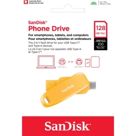 SanDisk Phone Drive for Android 128GB USB Flash Drive