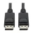 Tripp Lite by Eaton 4K at 60 Hz DisplayPort 1.2 Male/Male Cable with Latches, Black (10 Ft.)