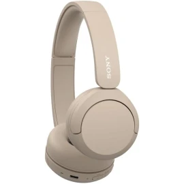 Sony WH-CH520 Wireless Headphones Bluetooth On-Ear Headset with Microphone and up to 50 Hours Battery Life with Quick Charging, Cappuccino