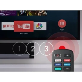 One For All Replacement Remote for Roku TVs, Black