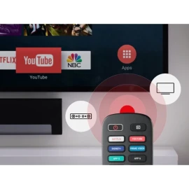 One For All Replacement Remote for Roku TVs, Black