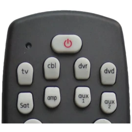 QFX 8-Device Universal Remote with Glow-in-the-Dark Buttons, Black