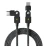 Raycon Magic Spin 100-Watt USB-C to USB-C Charge and Sync Cable, 3.3 Ft. (Black)