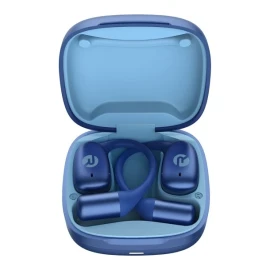 Raycon Essential Open Earbuds Bluetooth Earbuds with Microphone and Charging Case (Electric Blue)