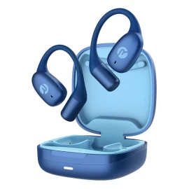 Raycon Essential Open Earbuds Bluetooth Earbuds with Microphone and Charging Case (Electric Blue)