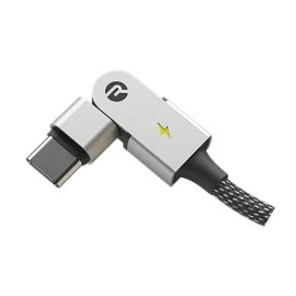 Raycon Magic Spin Pro 100-Watt USB-C to USB-C Charge and Sync Cable, 6.6 Ft. (Black)