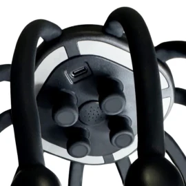 Azpen Head Massager with 14 Massaging Nodes, 5 Vibrating Modes, Bluetooth, and 360° Coverage
