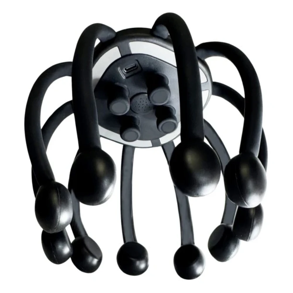 Azpen Head Massager with 14 Massaging Nodes, 5 Vibrating Modes, Bluetooth, and 360° Coverage