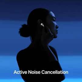 Apple AirPods 4 Wireless Earbuds, Bluetooth Headphones, with Active Noise Cancellation, Adaptive Audio