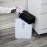 HP LC8 8-Sheet Crosscut Manual-Feed Paper Shredder with Basket, White (91011B)