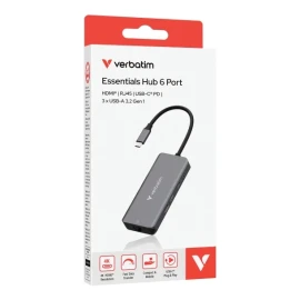 Verbatim® USB-C® Essentials 6-Port Hub, 32157
