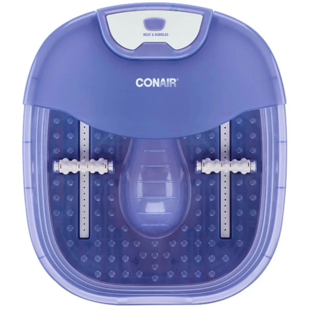 HeatSense Foot and Pedicure Spa with Heated Bubble Massage