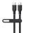 HyperGear® Flexi Pro USB-C® to USB-C® Soft-Touch Silicone Fast Charge and Sync Cable (15 Ft.; Black)