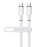 HyperGear® Flexi Pro USB-C® to USB-C® Soft-Touch Silicone Fast Charge and Sync Cable (15 Ft.; White)