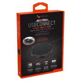 HELIX 9-in-1 USB-C® Multi-Port Hub with Wireless Charging