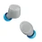 Skullcandy® Jib® True 2 In-Ear True Wireless Stereo Bluetooth® Earbuds with Microphones (Light Gray/Blue)