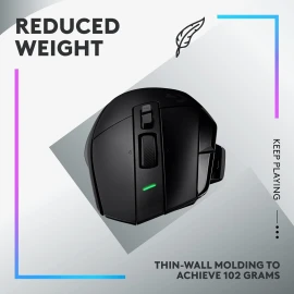 Logitech G G502 X LIGHTSPEED - Mouse - optical - wireless - 2.4 GHz - Logitech LIGHTSPEED receiver - black