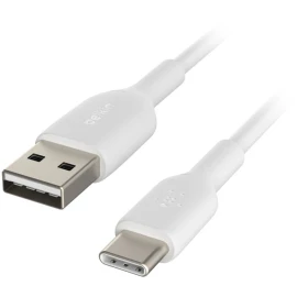 Belkin BOOST CHARGE - USB cable - 24 pin USB-C (M) to USB (M) - 2 m - white