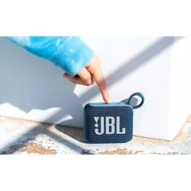 JBL Go 4 - Speaker - for portable use - wireless - Bluetooth - App-controlled - 4.2 Watt - blue