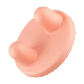 Face and Body Massager Peach features soft tissue vibration massage. Use all over your body