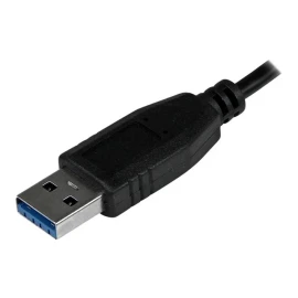 StarTech 4-Port USB 3.0 SuperSpeed Hub - Portable Mini Multiport USB Travel Dock - USB Extender Black for Business PC/Mac, laptops (ST4300MINU3B) - Hub - 4 x SuperSpeed USB 3.0 - desktop - for P/N: FCREADMICRO3, MSDREADU3CA, USB3S2ESATA3