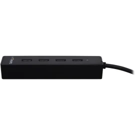 StarTech 4-Port USB 3.0 Hub with Built-in Cable - SuperSpeed Laptop USB Hub - Portable USB Splitter - Mini USB Hub (ST4300PBU3) - Hub - 4 x SuperSpeed USB 3.0 - desktop - for P/N: FCREADMICRO3, MSDREADU3CA