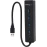 StarTech 4-Port USB 3.0 Hub with Built-in Cable - SuperSpeed Laptop USB Hub - Portable USB Splitter - Mini USB Hub (ST4300PBU3) - Hub - 4 x SuperSpeed USB 3.0 - desktop - for P/N: FCREADMICRO3, MSDREADU3CA